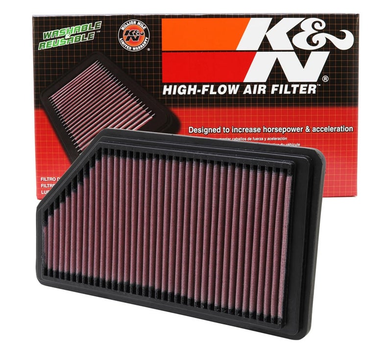 KN Engine Air Filter Reusable Clean Every 75000 Miles Washable Premium Replacement Car Air Filter Compatible with 20012008 AcuraHonda MDX Pilot 332200