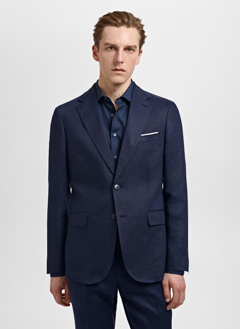 Mango Man Amalfi Slim Fit Suit Jacket  - Image 1