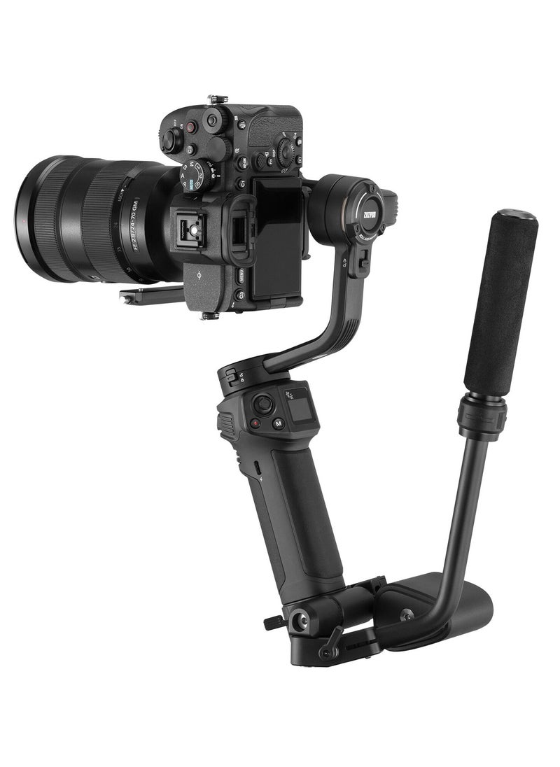 زيون - Zhiyun WEEBILL-3 S مجموعة مثبتات جيمبال المحمولة مع مجموعة قبضة قابلة للتمديد وحقيبة ظهر - Image 1