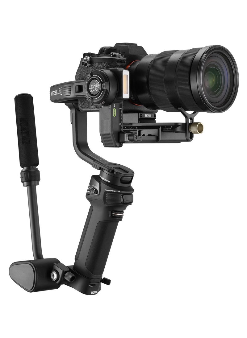 زيون - Zhiyun WEEBILL-3 S مجموعة مثبتات جيمبال المحمولة مع مجموعة قبضة قابلة للتمديد وحقيبة ظهر - Image 1