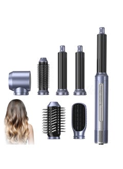 General High Speed Hot Air Comb 6-in-1 Multi-function Hair Dryer Straightener Curling Iron Straight Roll Dual-purpose British Plug  - Image 1