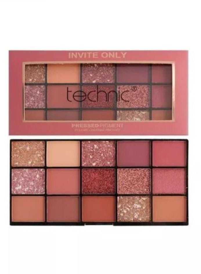 Technic Invite Only Pressed Pigment Eyeshadow Palette - Image 1