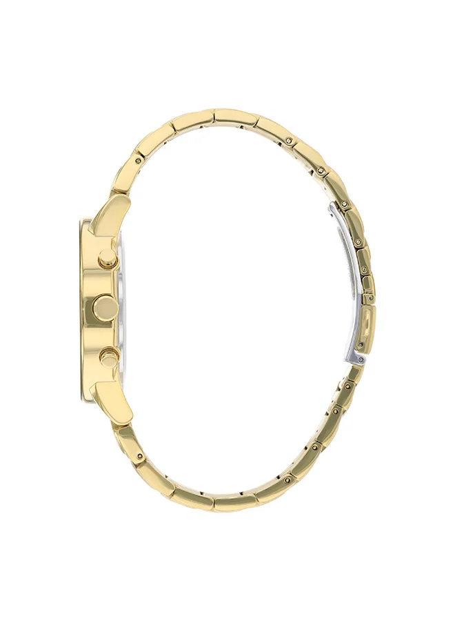 CITIZEN  Men's Stainless Steel Strap with Gold Plating Analog Watch AT2242-55E - 43 mm for Men | Best Price UAE