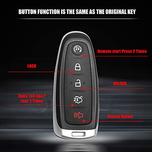 VOFONO Replacement Car Remote Key Fob Fits for Ford 2011-2015 Edge Explorer 2013-2019 Flex Taurus Focus Lincoln MKT MKX MKS Navigator M3N5WY8609 Keyless Entry Remote Start Control - Image 3