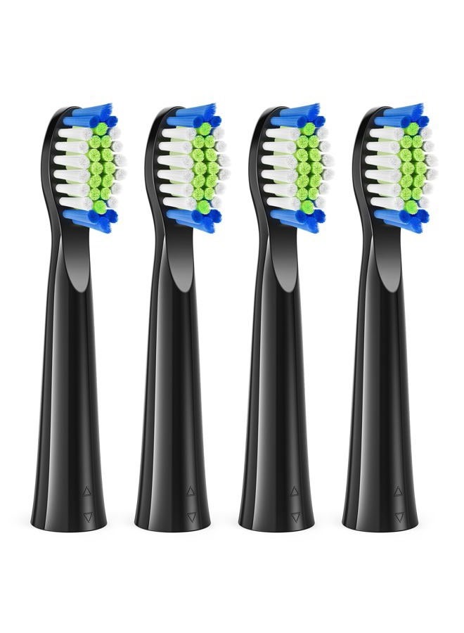 Bitvae D2 Electric Toothbrush Replacement Heads, Sonic Toothbrush Heads Refills, 4 Pack - Image 1
