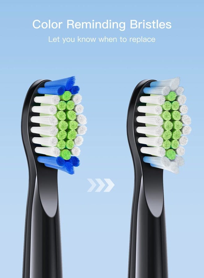 Bitvae D2 Electric Toothbrush Replacement Heads, Sonic Toothbrush Heads Refills, 4 Pack - Image 3