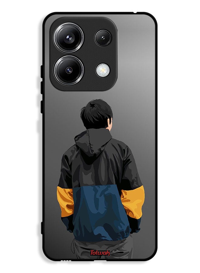 Tolwak Xiaomi Poco M6 Pro 4G Protective Case Cover Boy Portrait Art - Image 1