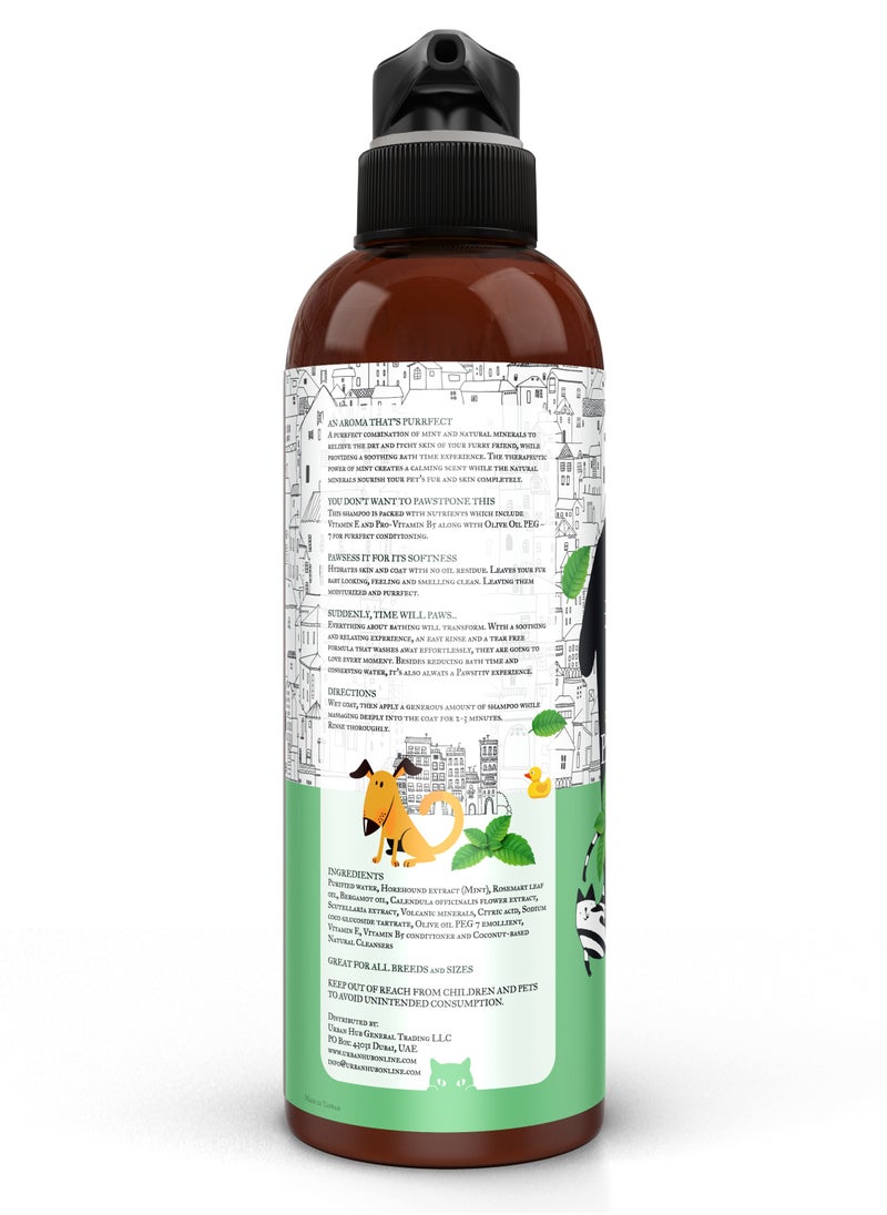 Pawsitiv Pawsitiv Natural and Tearless Mint with Calendula Soothing Pet Shampoo for Dry and Itchy Skin, For Dogs, Cats, Puppies and Kittens, SOOTHE, 500ML  - Image 3