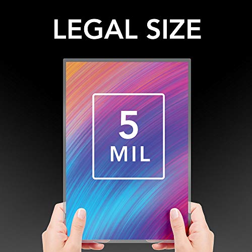 GBC Laminating Sheets, Thermal Laminating Pouches, Legal Size, 5 Mil, EZUse, 100 Pack (3740473) - Image 2