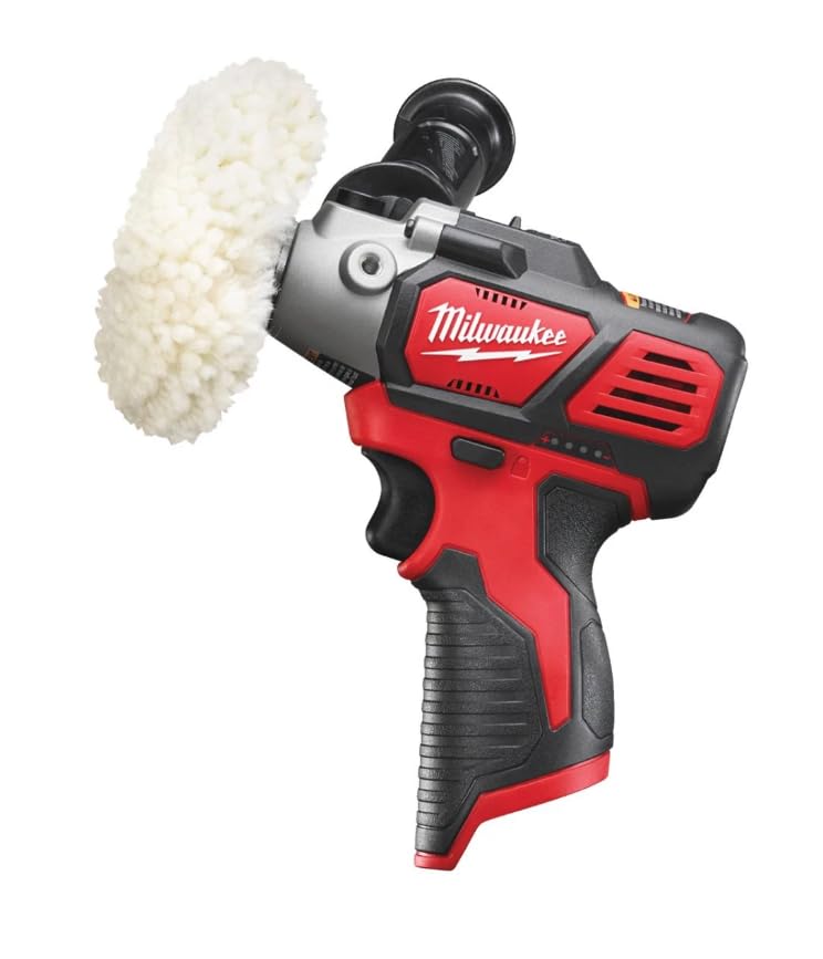 Milwaukee M12BPS-0 M12 Sub Compact Polisher/Sander (Naked - no Batteries or Charger), Brown|black