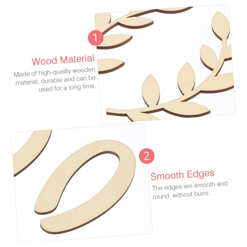 Wooden Baby Monthly Milestone Cards Set For Newborn Photography Memory Keepsake - Image 5