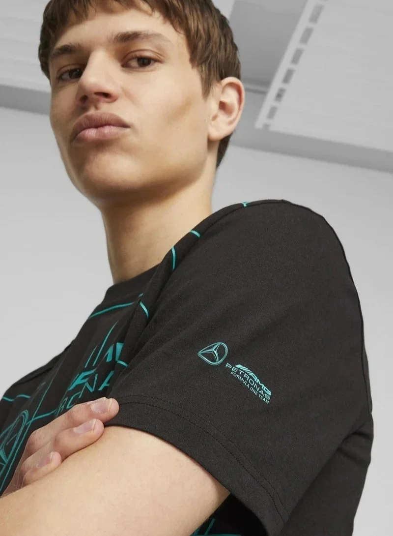 AMG Petronas Formula 1 Team  Mercedes-AMG Petronas F1 Team Statement Graphic T-Shirt for Men | Best Price UAE