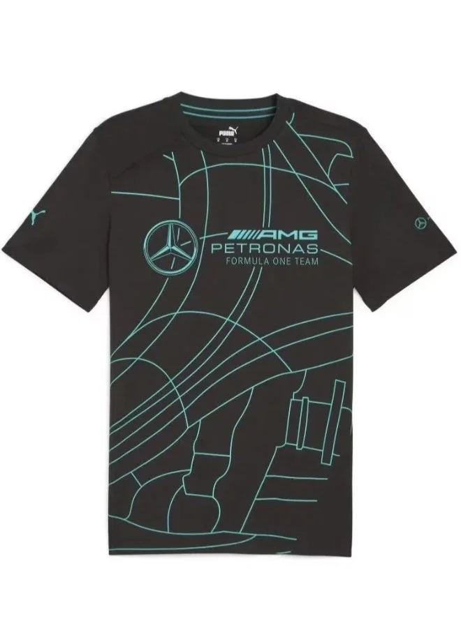 AMG Petronas Formula 1 Team  Mercedes-AMG Petronas F1 Team Statement Graphic T-Shirt for Men | Best Price UAE