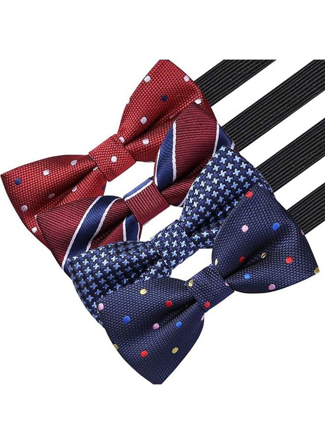 4Pcs قابلة للتعديل ربطة القوس الأولية المربوطة للأولاد الرضع الأطفال الأطفال الرضع - Image 2