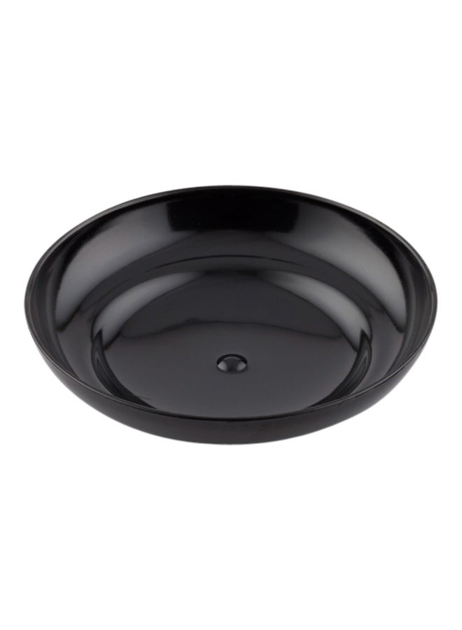 Restaurantware أطباق بلاستيكية صغيرة سعة 2 أونصة، 100 طبق مقبلات قابل للتخلص منه - دائري، صغير، أطباق بلاستيكية سوداء عينة، للمقبلات، الحلويات، أو العينات، للحفلات والفعاليات - Image 1