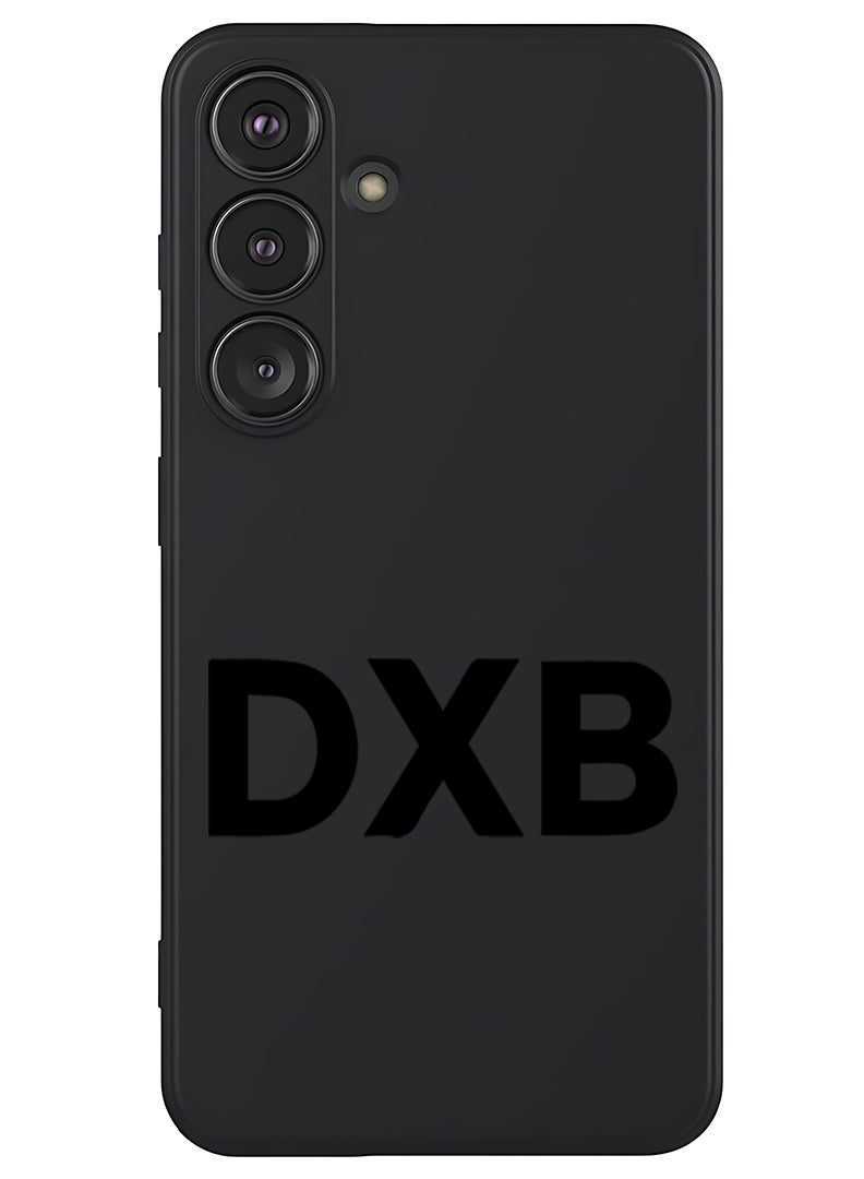 Theodor Protective Slim Fit Case Liquid Silicone Cover with Full Body Protection Anti-Scratch Shockproof Case For Samsung Galaxy S25 (Black) - DXB - Black - Image 1