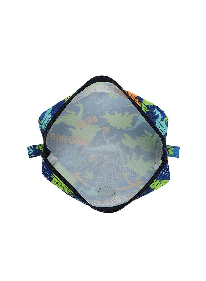 CUBS Dinosaur Print Waterproof pencil case pouch with zip closure - Image 3