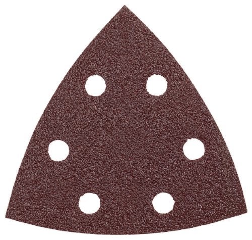 BOSCH SDTR120 3-3/4 in. 120 5-Piece Grit Detail Sander Abrasive Triangles for Wood,Brown - Image 1