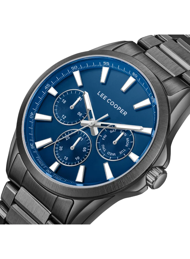 Lee Cooper Men's Metal Multi Function Watch LC08105.090 - 42 mm