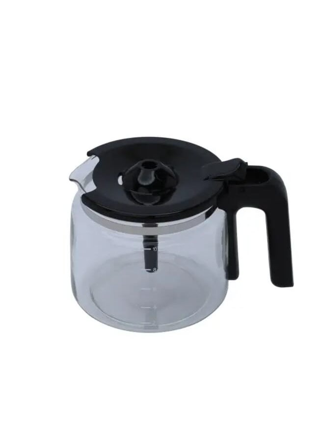 EDISON - Coffee machine 1.25  liter black steel 1000 watts - Image 1