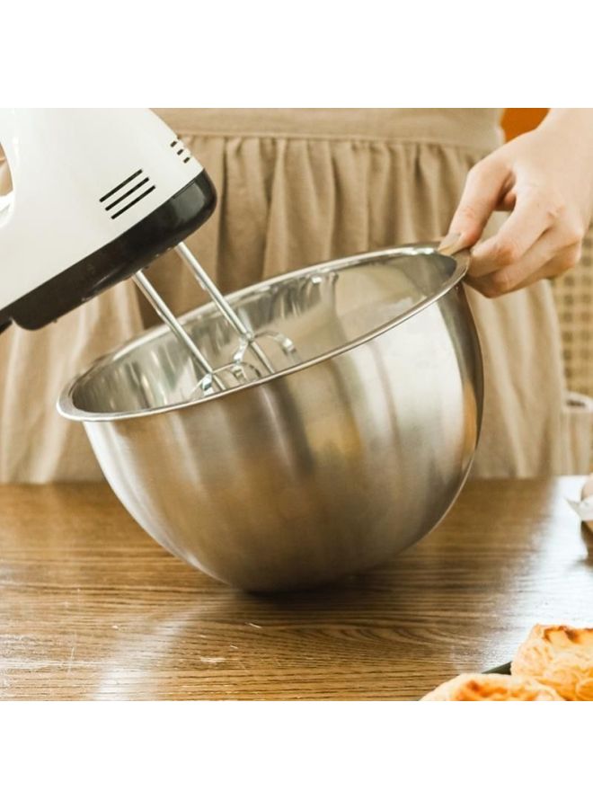Household Stainless Steel Egg Basin Deepening Splash-proof Baking Cream Salad Mixing Bowl Special Dish Kneading Basin-Specifications:Professional Egg Beating Pot [extra Large Size]-Color:Default  - Image 3