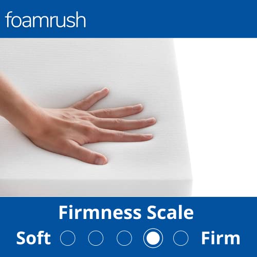 FoamRush 6" x 24" x 27" Upholstery Foam High Density Firm Soft Support (Chair Cushion Square Foam for Dining Chairs, Wheelchair Seat Cushion Replacement) - Image 3