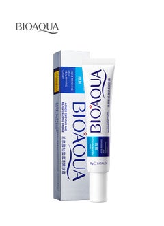 BIOAQUA Pure Skin Acne Treatment Scar Removal Cream,Acne Spot Treatment for Face & Acne Dots, Natural Cystic Acne Treatment, For All Skin Types, Premium Acne Scar Cream & Pimple Remover - 30grams  - Image 1