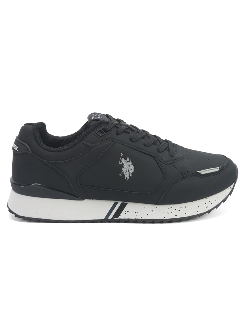 U.S. Polo Assn. black Men's Black Sneakers - Iconic Branding for a Clean Look Shoes for Men | Best Price UAE