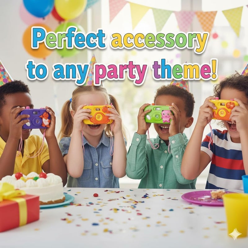 ArtCreativity Kids Camera Toy Set with Images in Viewfinder (12PCs) Pretend Play for Toddlers, Great for Birthday Party Favors for Kids 3-5, Goody Bags Birthday Gifts, Goody Bag Stuffers - Image 5