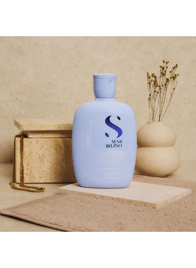 ALFAPARF MILANO Semi Di Lino Density Shampoo - Sulfate-Free Hair Thickening Shampoo - Gentle Cleansing Shampoo With Filler Complex - Protects & Hydrates For Long-Lasting Color  - Image 4