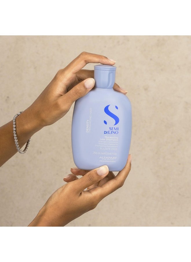 ALFAPARF MILANO Semi Di Lino Density Shampoo - Sulfate-Free Hair Thickening Shampoo - Gentle Cleansing Shampoo With Filler Complex - Protects & Hydrates For Long-Lasting Color  - Image 3