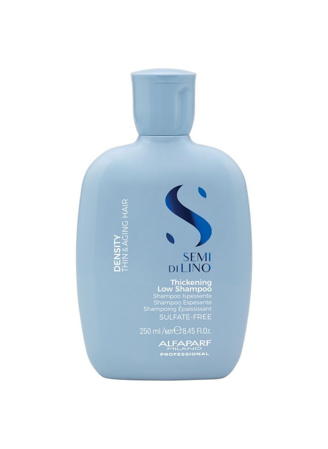 ALFAPARF MILANO Semi Di Lino Density Shampoo - Sulfate-Free Hair Thickening Shampoo - Gentle Cleansing Shampoo With Filler Complex - Protects & Hydrates For Long-Lasting Color  - Image 1