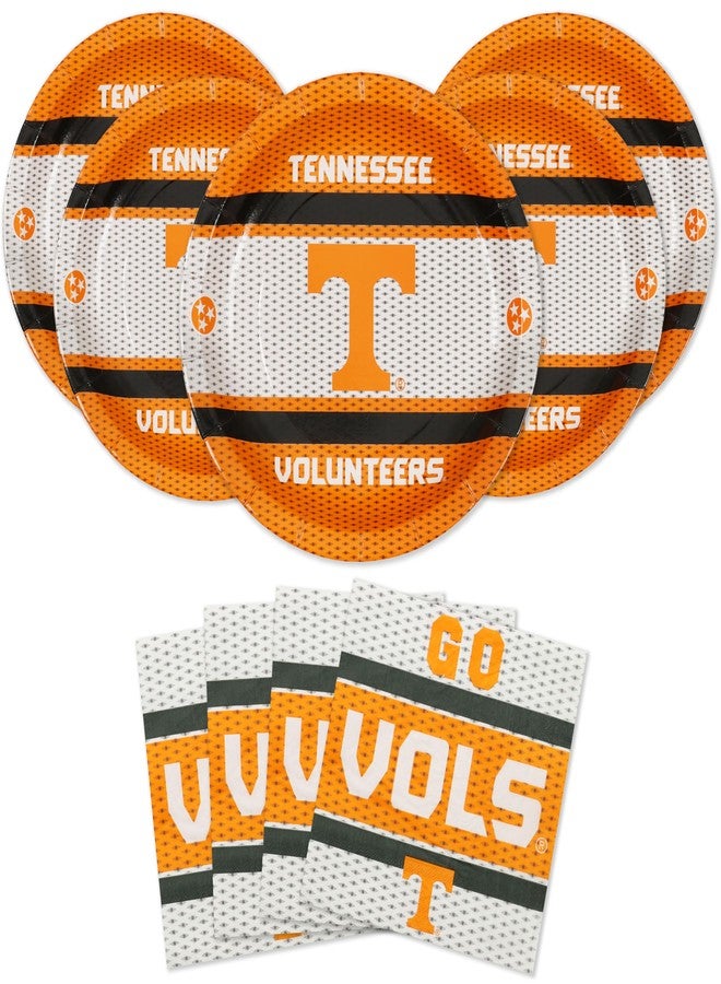 Havercamp University of Tennessee Party Set for 16 guests! Includes 16 of each Dinner Plates and Napkins - Great Volunteer Décor for Birthdays, Graduation, Reunions, Tailgate - by Havercamp - Image 1