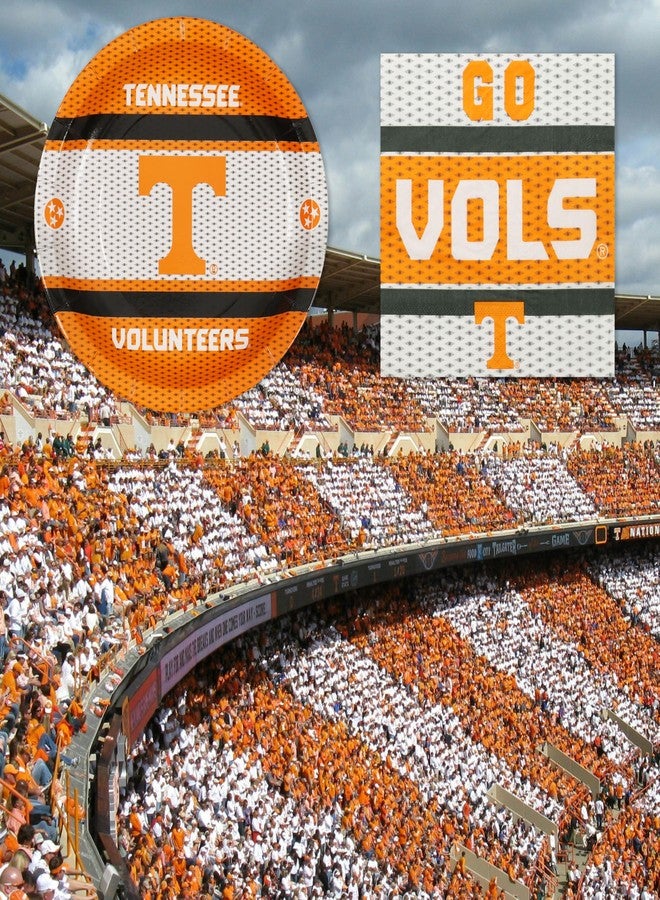 Havercamp University of Tennessee Party Set for 16 guests! Includes 16 of each Dinner Plates and Napkins - Great Volunteer Décor for Birthdays, Graduation, Reunions, Tailgate - by Havercamp - Image 3