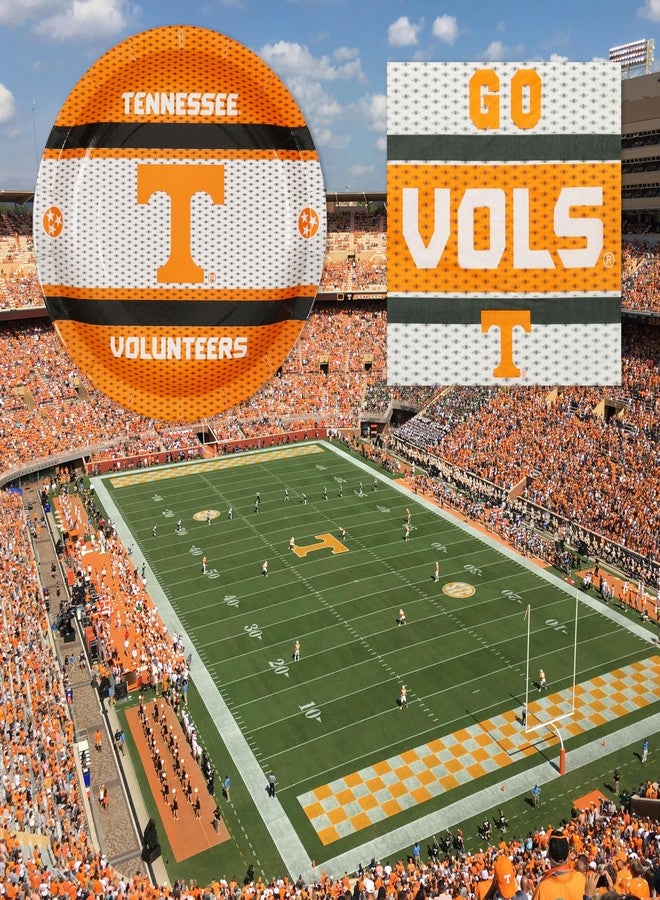 Havercamp University of Tennessee Party Set for 16 guests! Includes 16 of each Dinner Plates and Napkins - Great Volunteer Décor for Birthdays, Graduation, Reunions, Tailgate - by Havercamp - Image 5