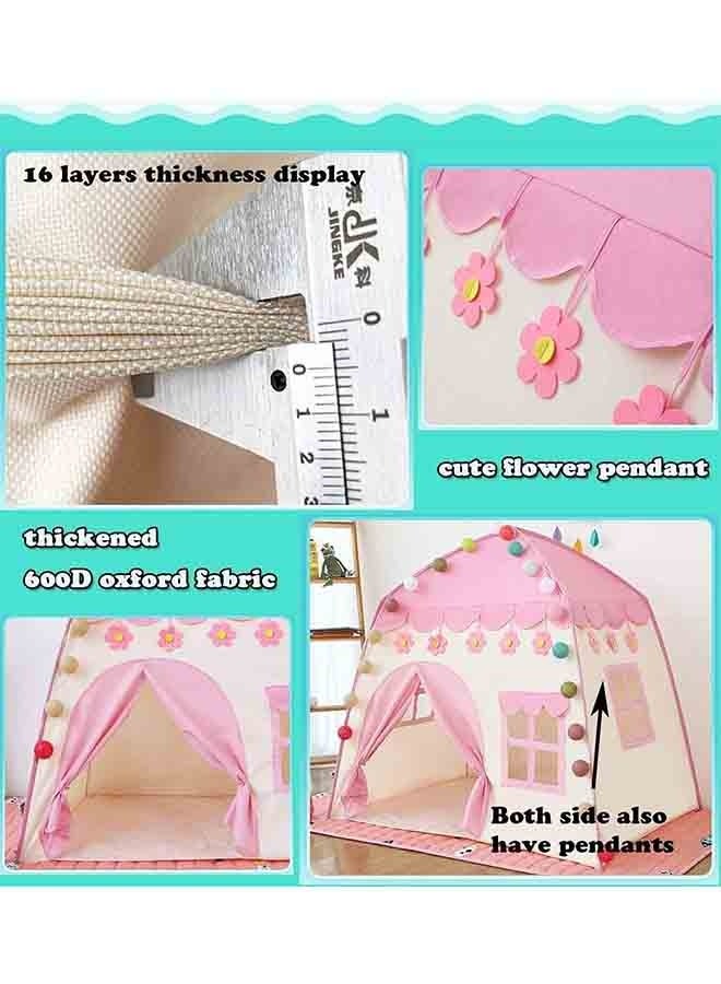 BLOOMING TIME Playhouses Small Tent, Children's Indoor Game Princess House Tent, Home Castle Girl Toy Folding Baby Doll House Tent - Image 3