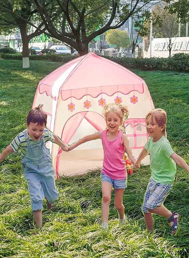 BLOOMING TIME Playhouses Small Tent, Children's Indoor Game Princess House Tent, Home Castle Girl Toy Folding Baby Doll House Tent - Image 5