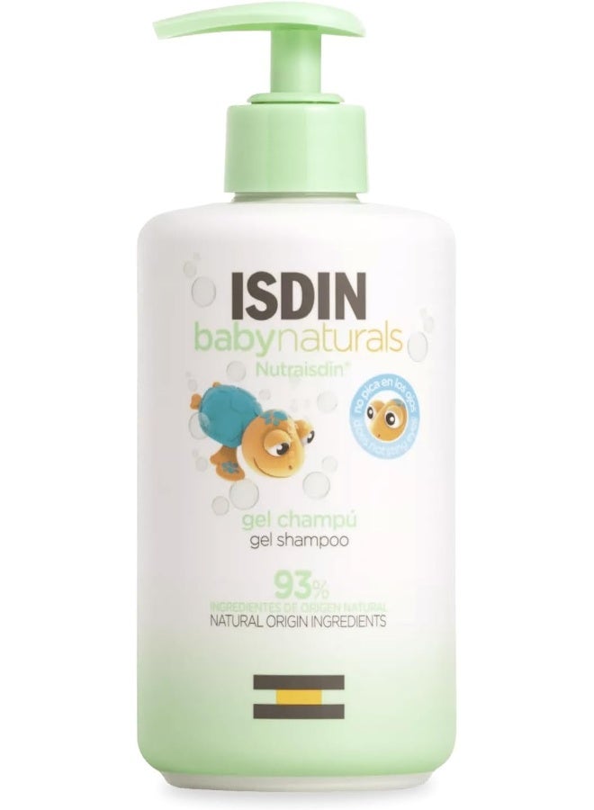 Isdin Babynaturals Gel Shampoo (400Ml) | Gel Shampoo For The Daily Hygiene Of Baby's Skin And Hair | Suitable From 0 Months | Pediatric And Ophthalmologically Tested - Image 1