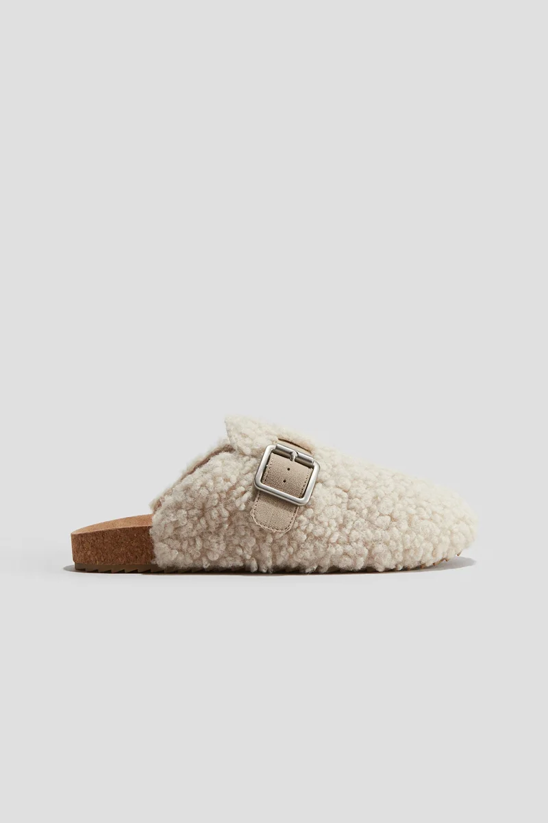 H&M Teddy slippers