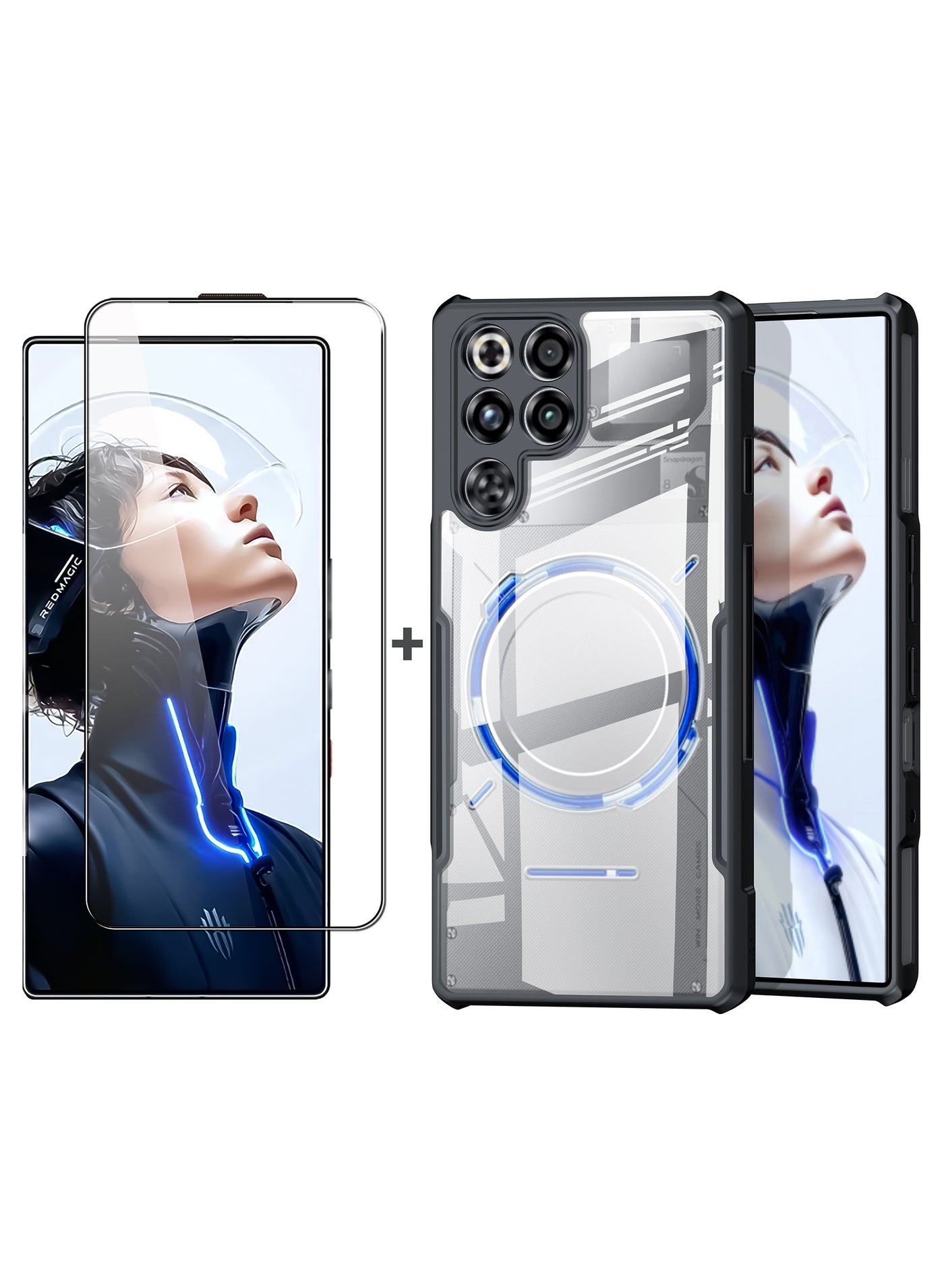 xundd XUNDD Zte Nubia Magic 11 Pro Case And Screen Protector combination