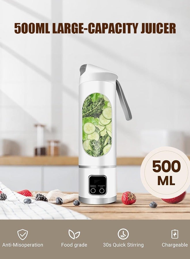 APEX Portable Blender Electric Juicer Fruit Mixers  Rechargeable Smoothie Mini Blender Personal Juicer - Image 2