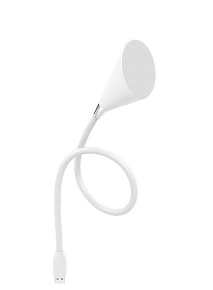 Awei L10 360° USB LED Light With Built In Bluetooth Speaker – White - Image 1