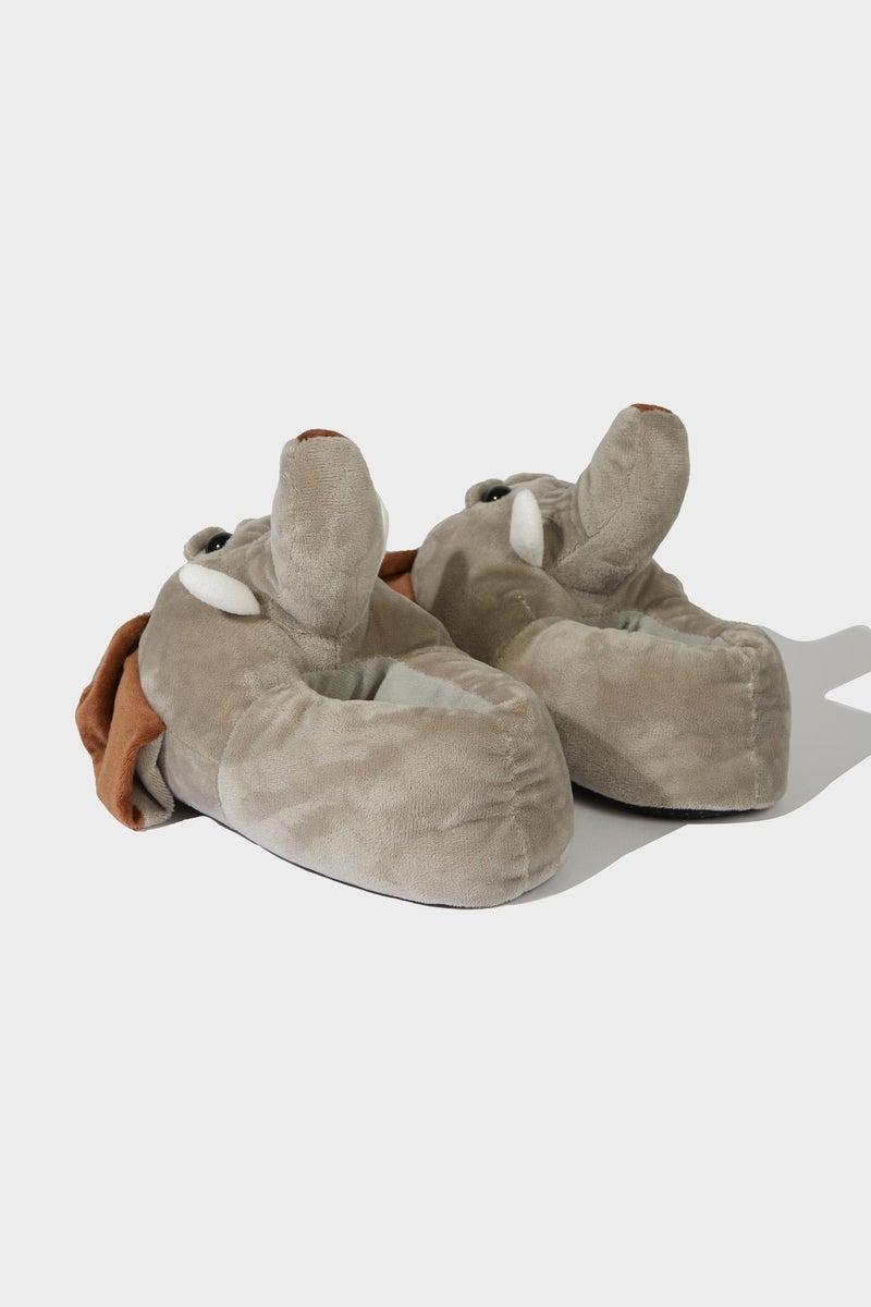 DeFacto Grey Boy Boy Elephant Themed Flat Sole Home Boots Casual - Image 4