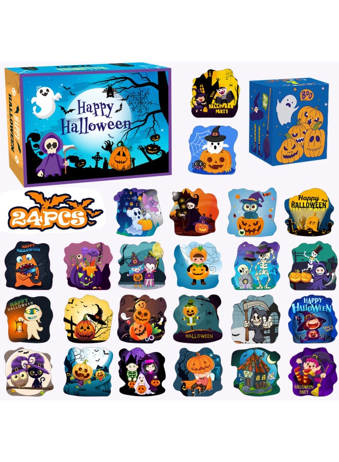 Loquat Cross Border  Puzzle Ghost Pumpkin Witch Paper DIY Puzzle Boys Girls Puzzle Puzzle-Specifications:GL-90 - Image 2