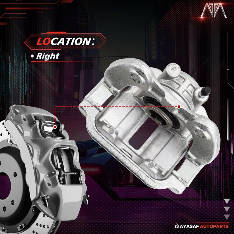 MAYASAF 18B4727 Rear Right Passenger Side Disc Brake Caliper Assembly for Chevy and Cadillac - Image 2
