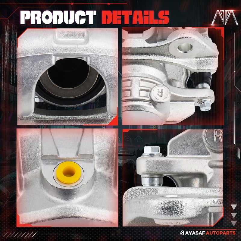 MAYASAF 18B4727 Rear Right Passenger Side Disc Brake Caliper Assembly for Chevy and Cadillac - Image 3