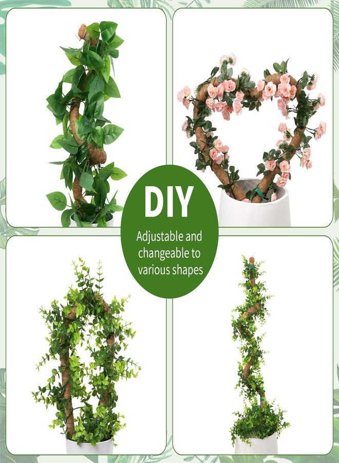 LveSunny 29 Inch Moss Pole, Bendable Moss Pole for Plants Monstera - Image 3
