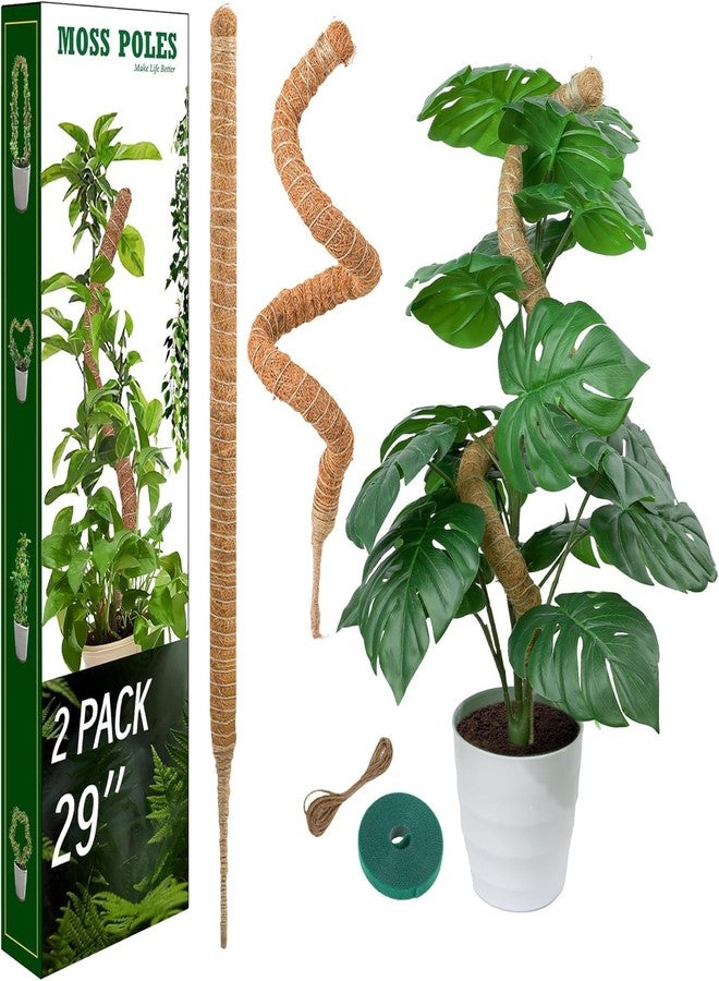 LveSunny 29 Inch Moss Pole, Bendable Moss Pole for Plants Monstera - Image 1