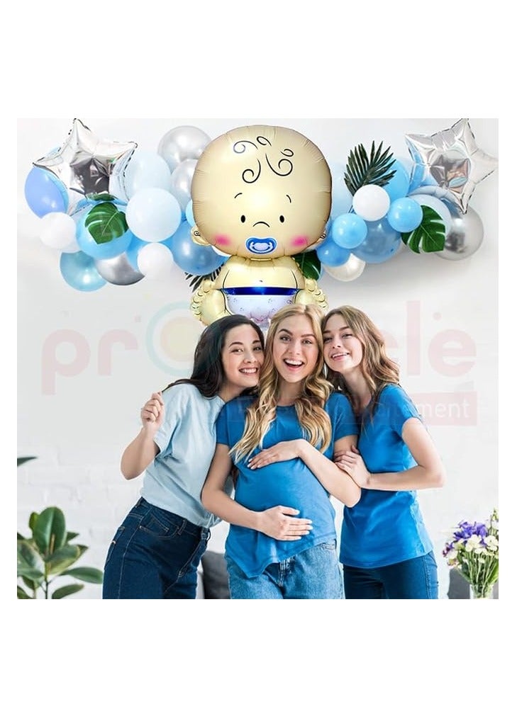 PARTY FUN Baby Boy Foil Balloon Celebrate the Arrival of Your Little Prince - Image 4