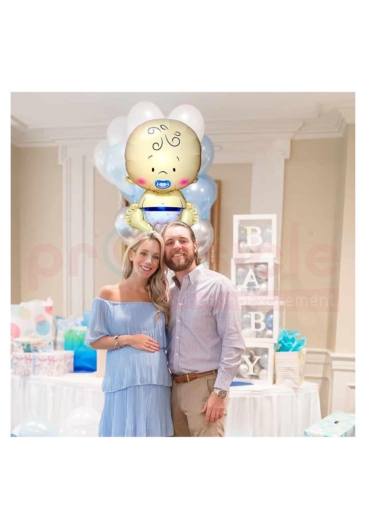 PARTY FUN Baby Boy Foil Balloon Celebrate the Arrival of Your Little Prince - Image 5
